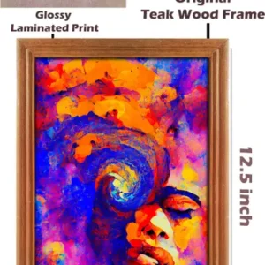 Teak Frame — Wooden