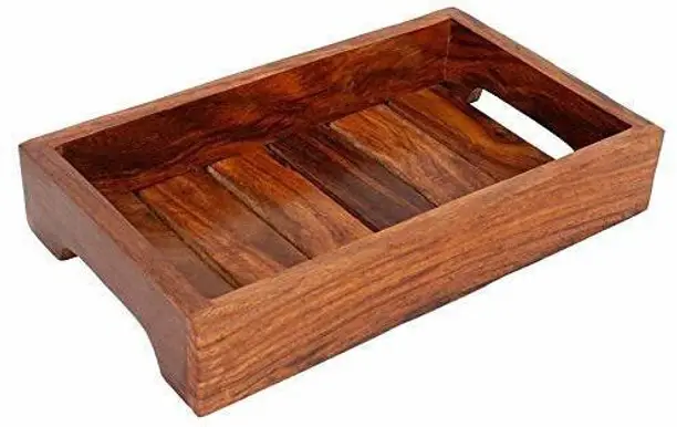 Oak Serving Tray — Wooden