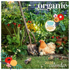 2026 ABC ORGANIC GARDENER 12 Month To View MTV Square Wall Planner Calendar