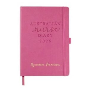 2026 Australian Nurse Pocket Diary Pink