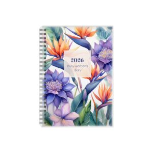 2026 Busy Woman's Diary - Upward, Calendar Year Planner, Week to V