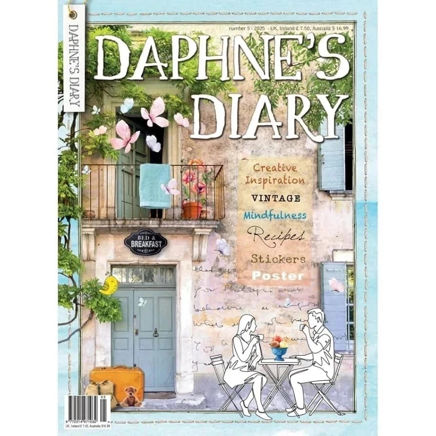 Daphne’s Diary Magazine Issue 5 2025 Creative Inspiration Stickers Vintage