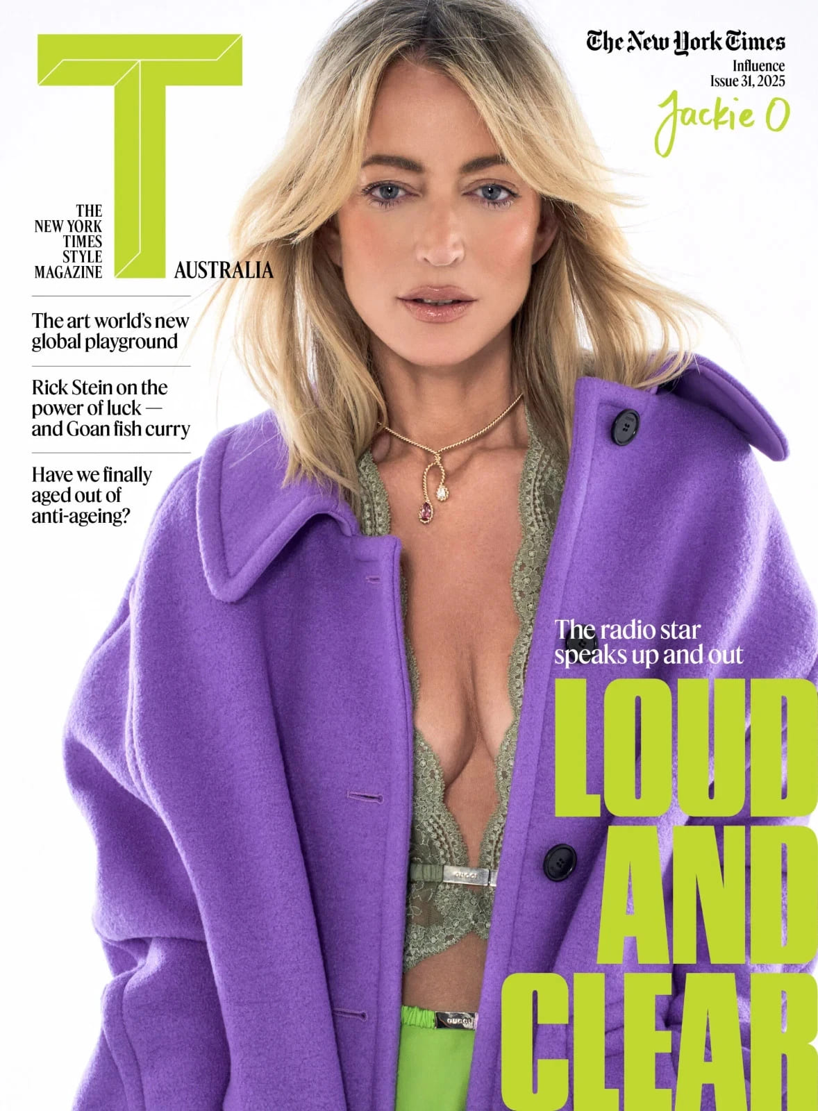 T Australia Magazine Jackie O Cover, The New York Times Style Influence Issue